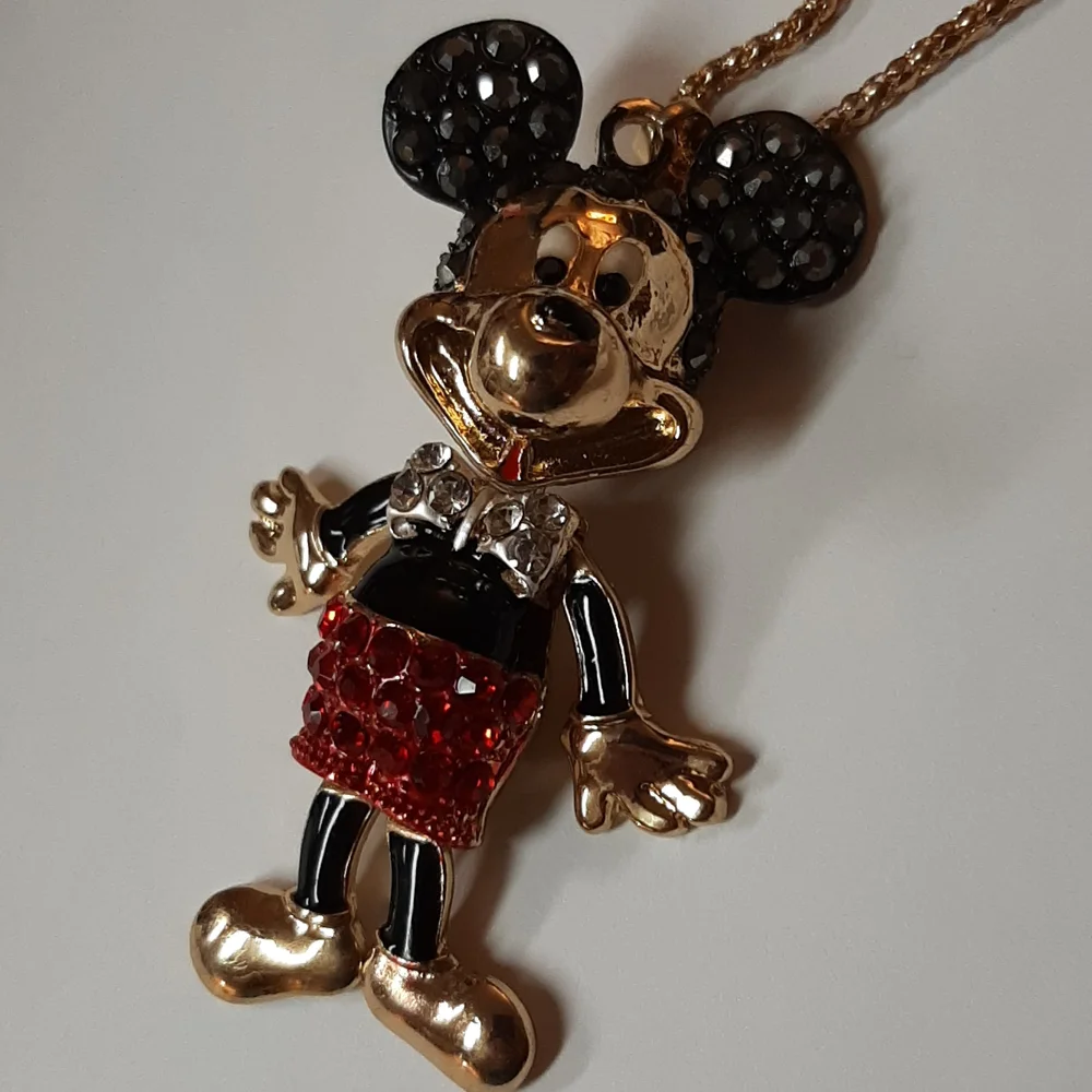 Cute! Mouse Charm with Free Chain- Arms and Legs Dangle, Head Turns 🐭❤🐹